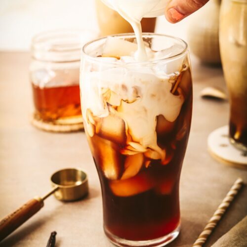 Iced Coffee with Vanilla Syrup Recipe - The Modern Nonna