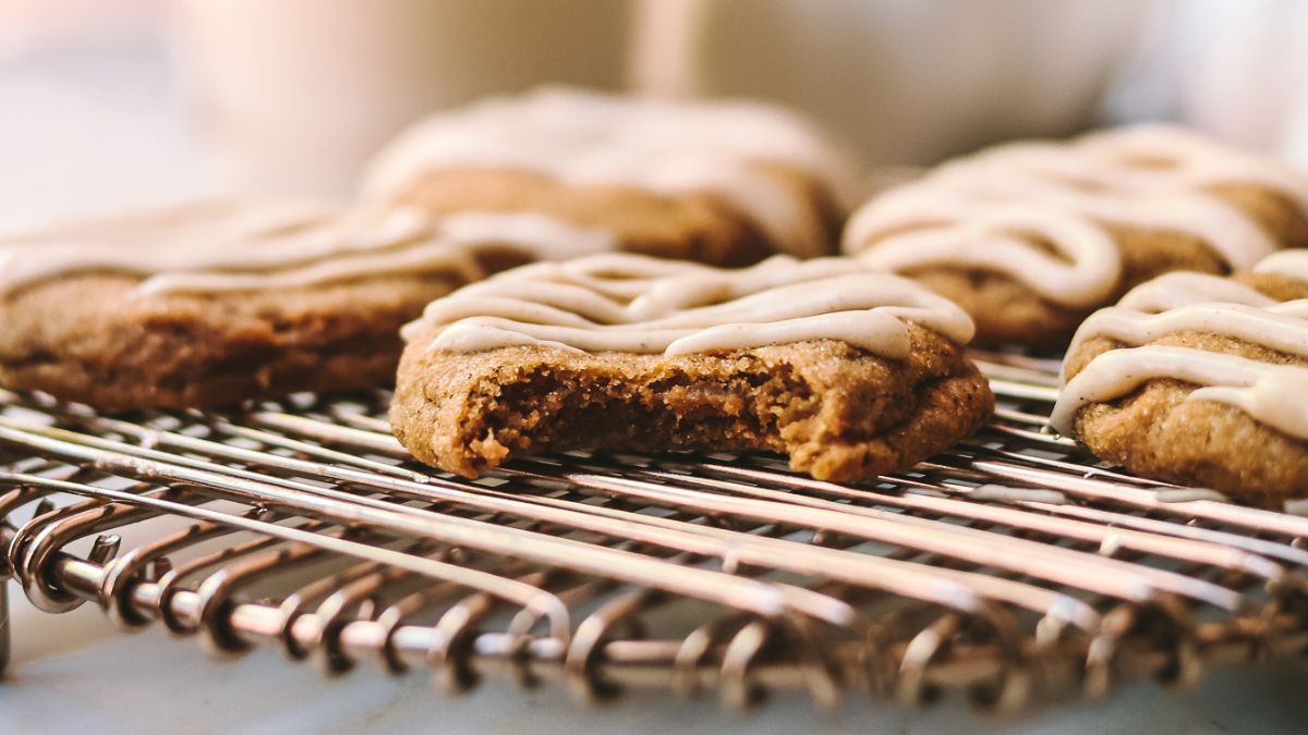 Pumpkin Cookies (With Cream Cheese Frosting)