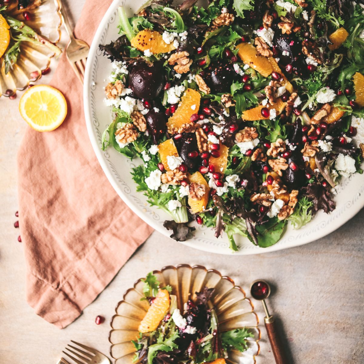 Beetroot Salad with Maple Citrus Dressing