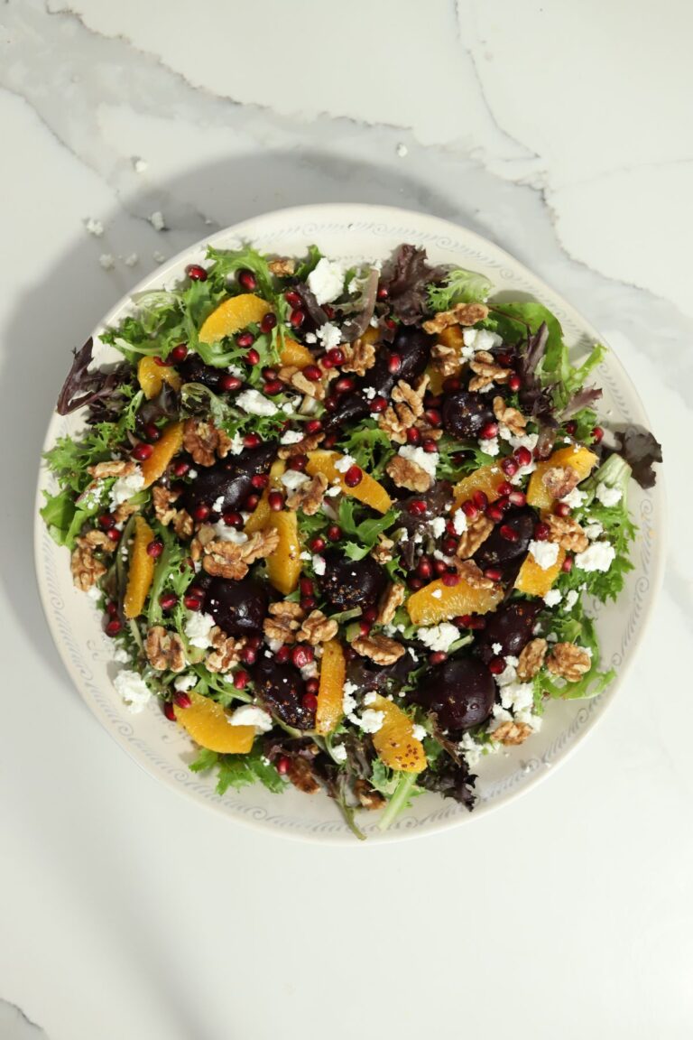 Beetroot Salad with Maple Citrus Dressing - The Gourmet Bon Vivant