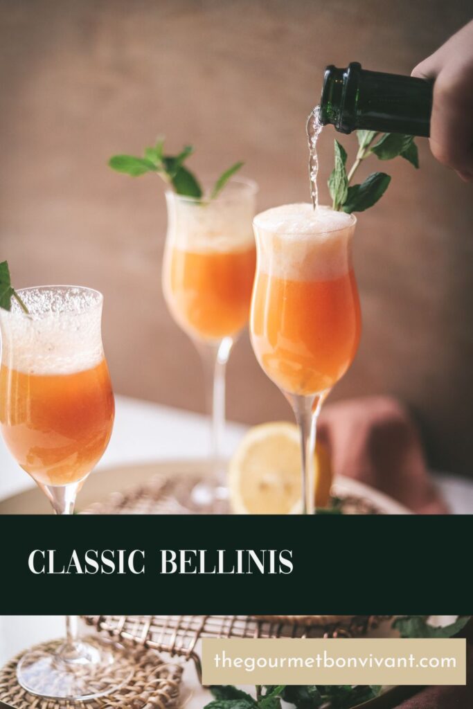 Three bellinis with title text.