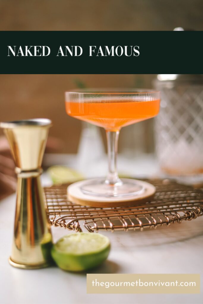A naked and famous with title text.