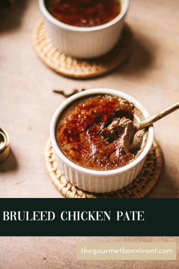 Chicken pate with title text.